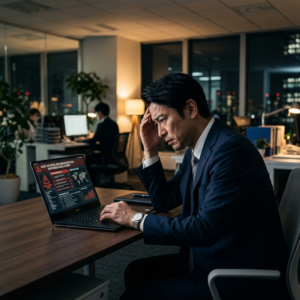 自社の機密情報が…
